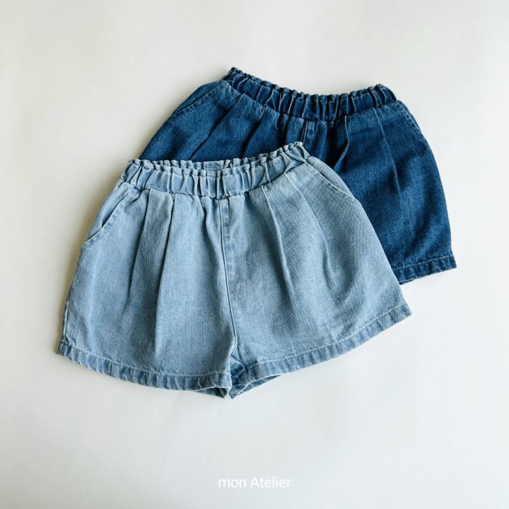 Mon Atelier - Korean Children Fashion - #Kfashion4kids - Daily Denim Shorts - 12