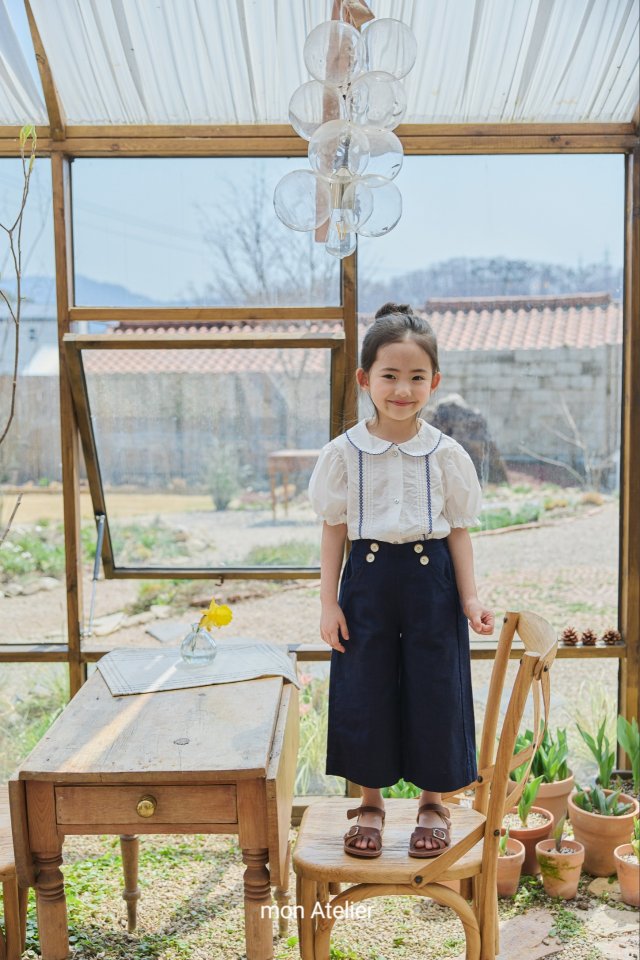 Mon Atelier - Korean Children Fashion - #kidzfashiontrend - Saint Linen Pants - 4