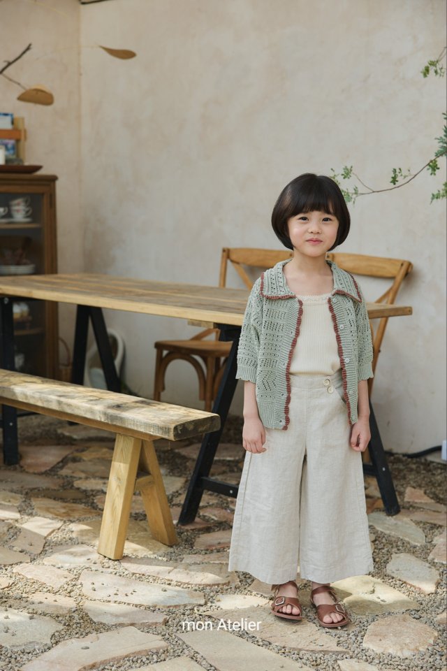 Mon Atelier - Korean Children Fashion - #childofig - Honeycomb Cardigan - 7