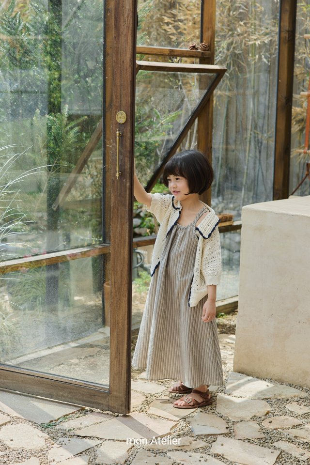 Mon Atelier - Korean Children Fashion - #childofig - Honeycomb Cardigan - 8
