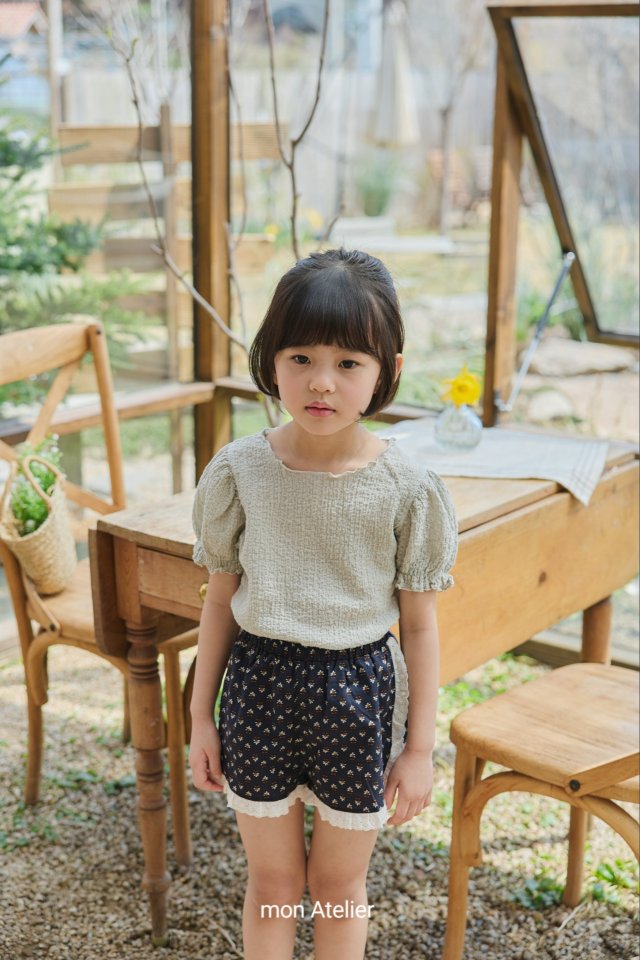 Mon Atelier - Korean Children Fashion - #childofig - Lace Frill Shorts - 6