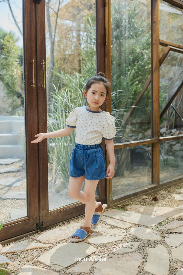 Mon Atelier - Korean Children Fashion - #childofig - Daily Denim Shorts - 3