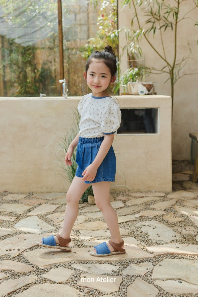 Mon Atelier - Korean Children Fashion - #childofig - Daily Denim Shorts - 4