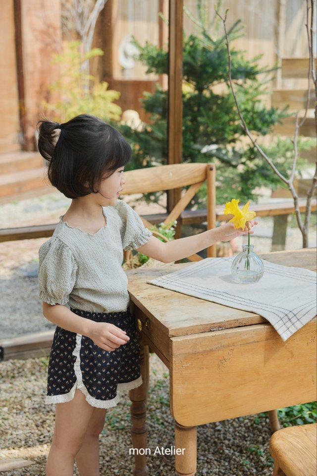 Mon Atelier - Korean Children Fashion - #childrensboutique - Lace Frill Shorts - 7