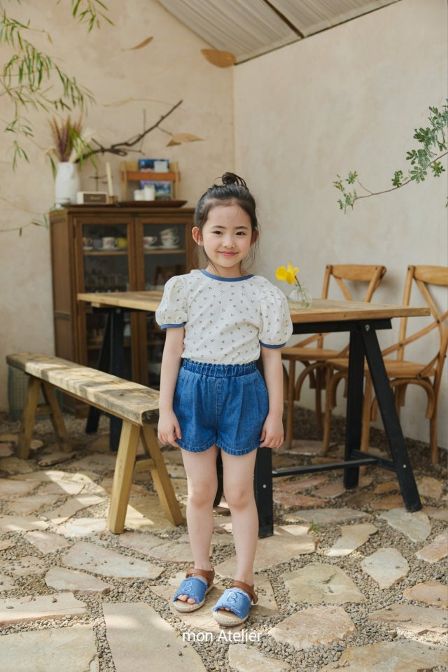 Mon Atelier - Korean Children Fashion - #childrensboutique - Daily Denim Shorts - 5
