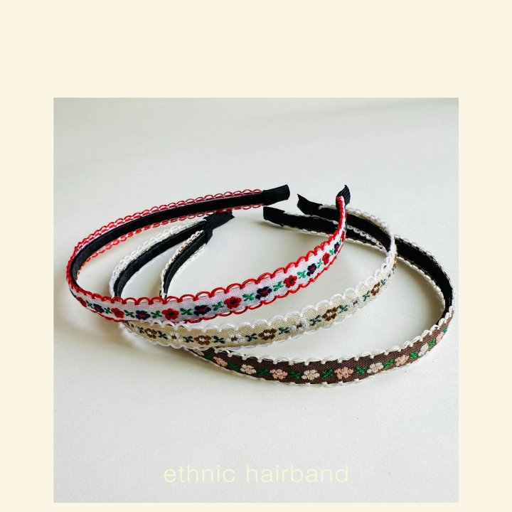 Mon Atelier - Korean Children Fashion - #childrensboutique - Ethnic Hairband