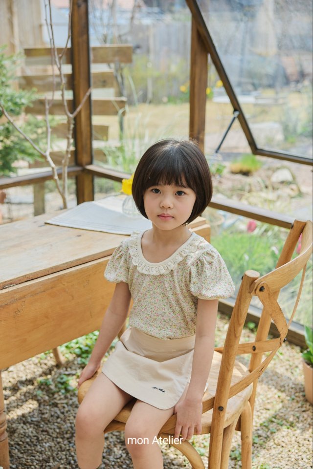 Mon Atelier - Korean Children Fashion - #childrensboutique - Point Lace Tee - 6