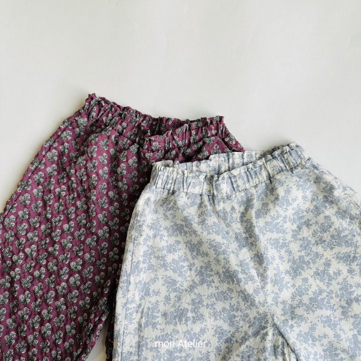 Mon Atelier - Korean Children Fashion - #designkidswear - Grape Frill Pants - 12