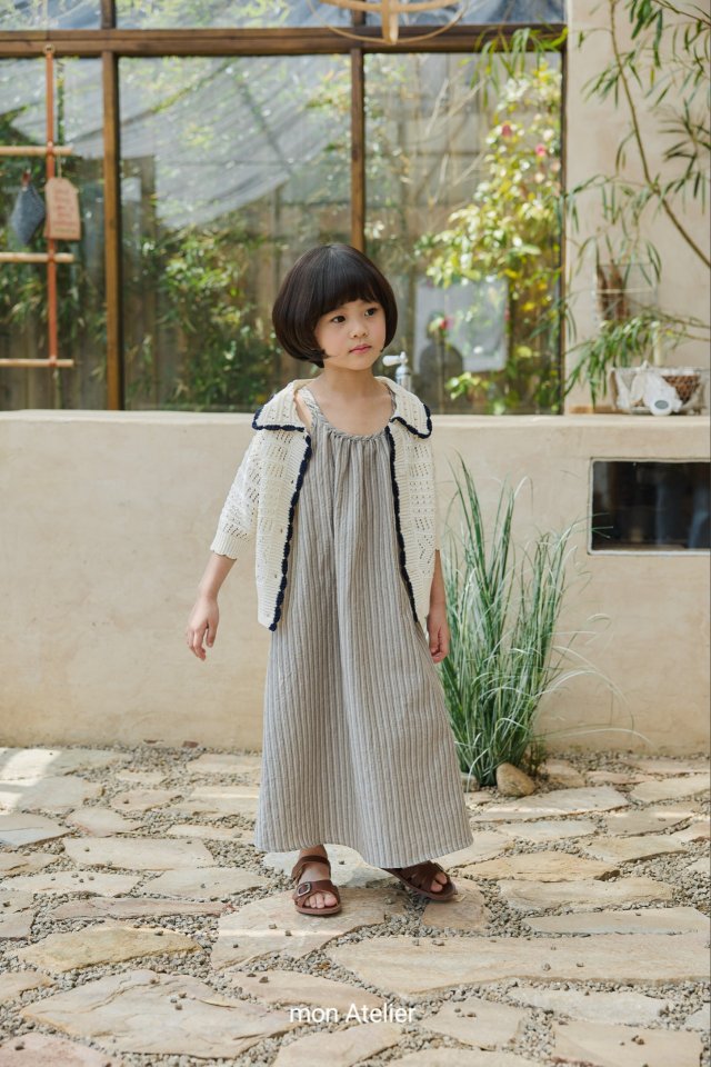 Mon Atelier - Korean Children Fashion - #designkidswear - Honeycomb Cardigan - 10