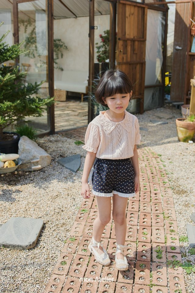 Mon Atelier - Korean Children Fashion - #designkidswear - Lace Frill Shorts - 8