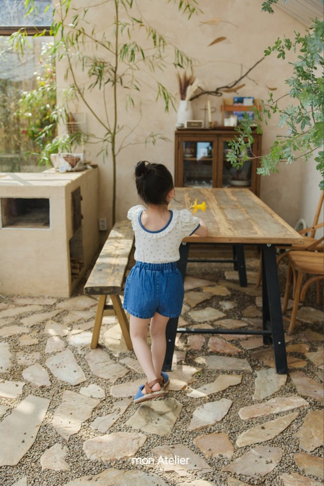 Mon Atelier - Korean Children Fashion - #designkidswear - Daily Denim Shorts - 6