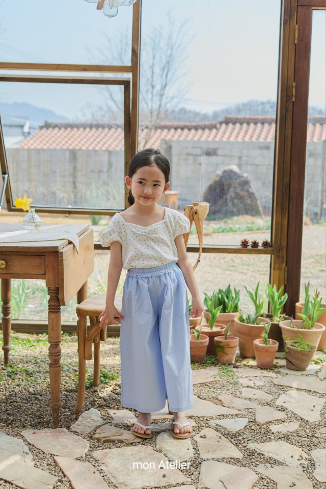 Mon Atelier - Korean Children Fashion - #designkidswear - CN Wide Pants - 3