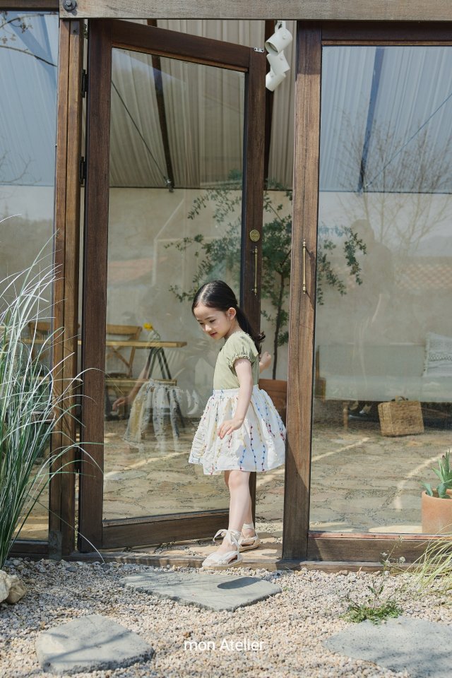 Mon Atelier - Korean Children Fashion - #discoveringself - Pom Pom Skirt - 5