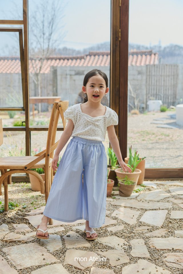 Mon Atelier - Korean Children Fashion - #designkidswear - CN Wide Pants - 4