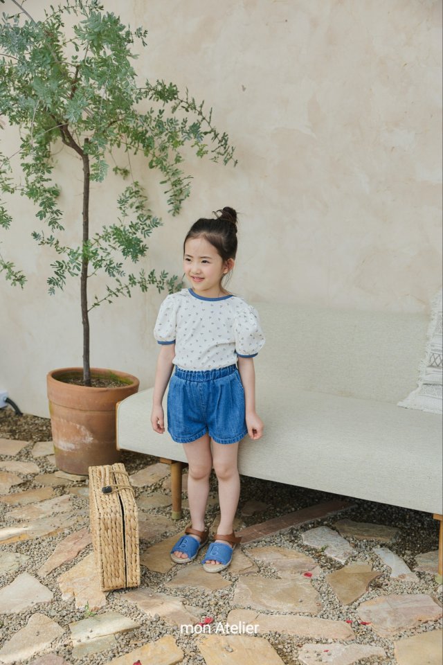 Mon Atelier - Korean Children Fashion - #fashionkids - Daily Denim Shorts - 8