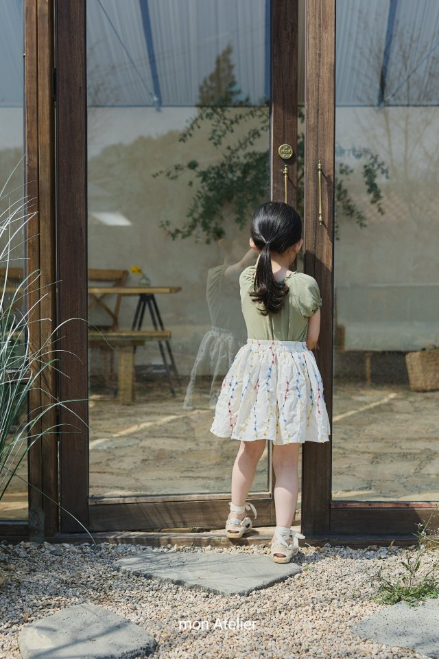 Mon Atelier - Korean Children Fashion - #fashionkids - Pom Pom Skirt - 6