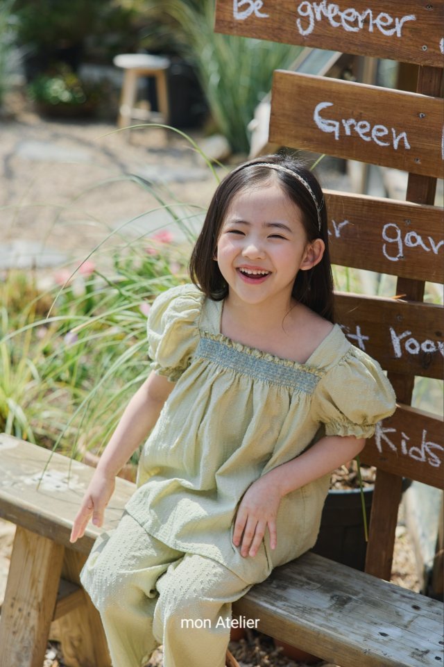 Mon Atelier - Korean Children Fashion - #fashionkids - Sisley Set - 8