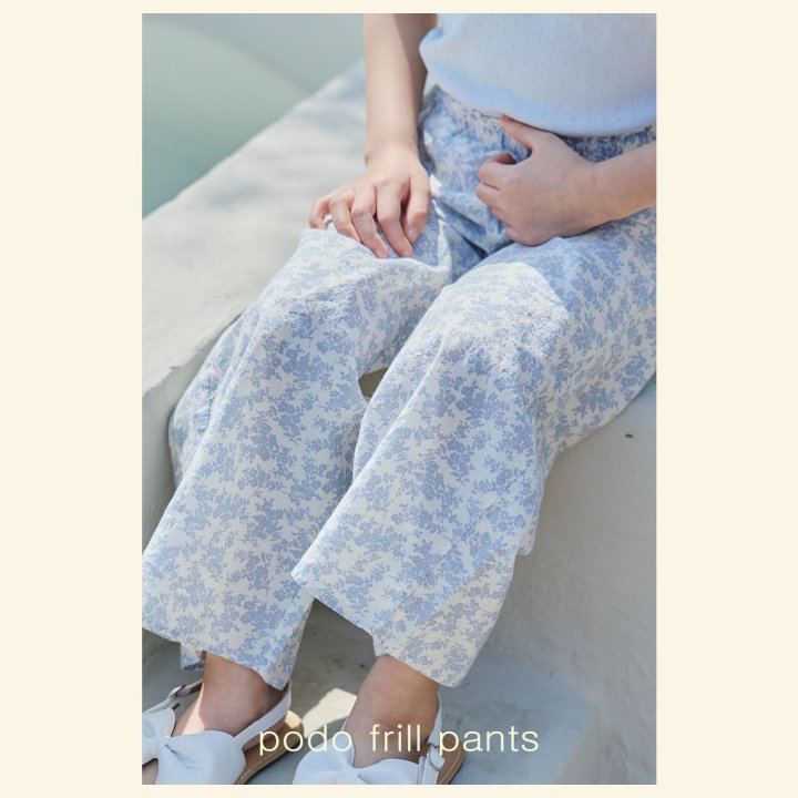 Mon Atelier - Korean Children Fashion - #kidsshorts - Grape Frill Pants