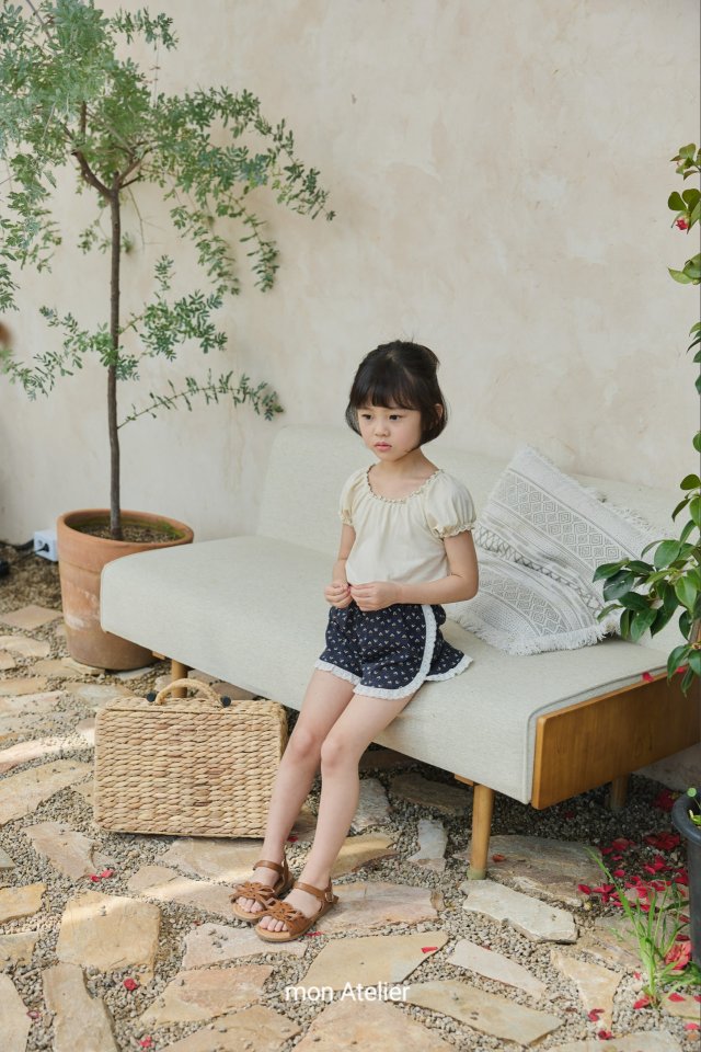 Mon Atelier - Korean Children Fashion - #kidsshorts - Lace Frill Shorts - 11