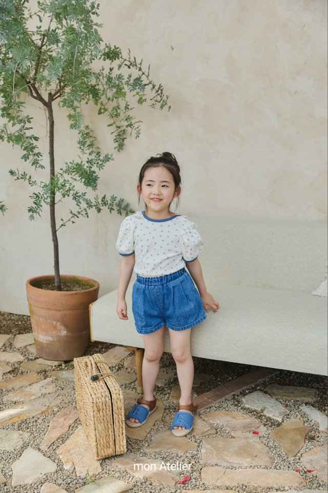 Mon Atelier - Korean Children Fashion - #kidsshorts - Daily Denim Shorts - 9