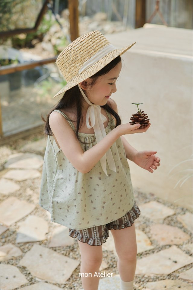 Mon Atelier - Korean Children Fashion - #kidsshorts - Powder Camisole - 6