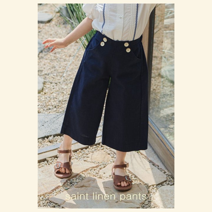 Mon Atelier - Korean Children Fashion - #kidsshorts - Saint Linen Pants