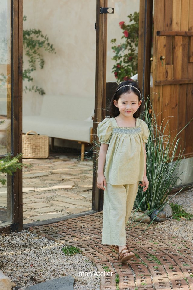 Mon Atelier - Korean Children Fashion - #kidsshorts - Sisley Set - 9