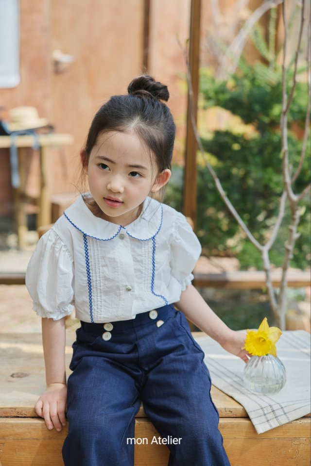 Mon Atelier - Korean Children Fashion - #kidsshorts - Lily Blouse - 7