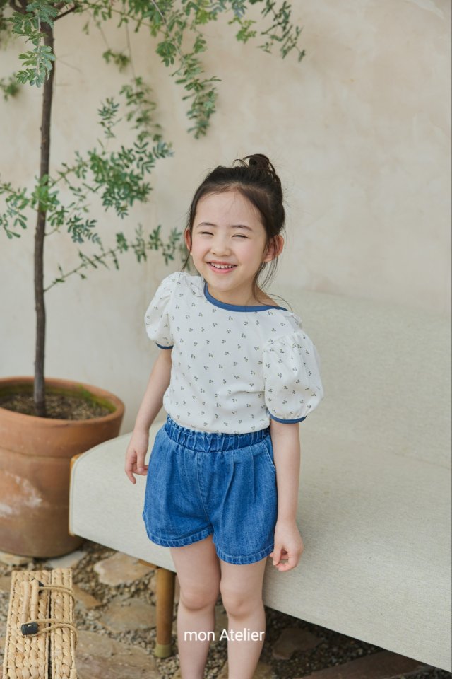 Mon Atelier - Korean Children Fashion - #kidsstore - Daily Denim Shorts - 10
