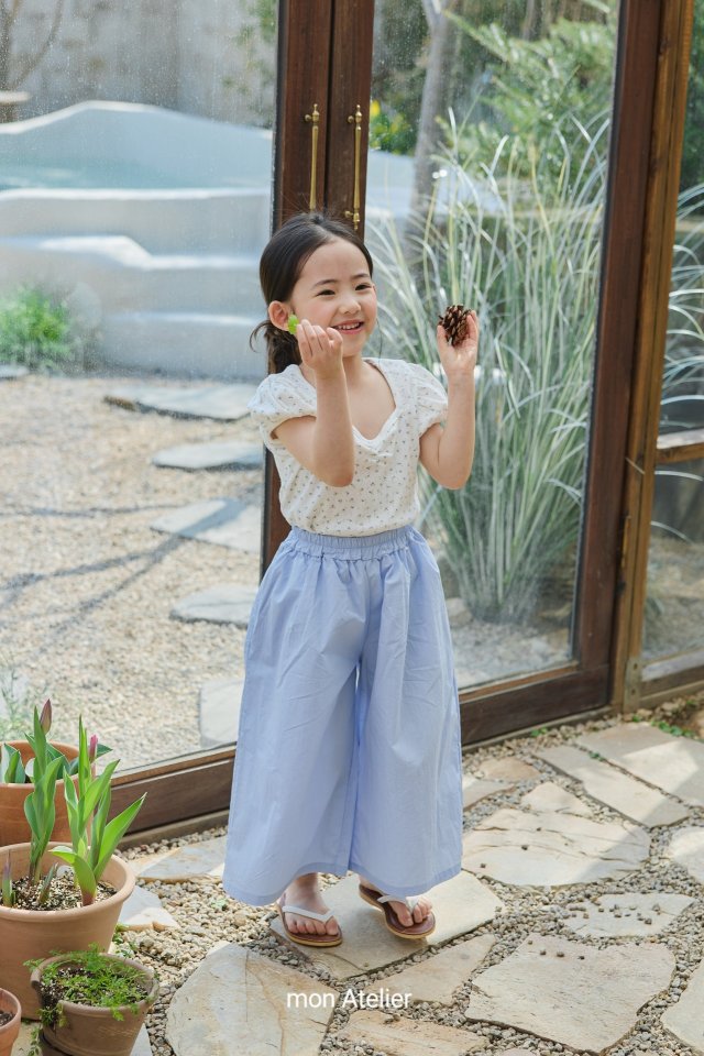Mon Atelier - Korean Children Fashion - #kidsstore - CN Wide Pants - 7