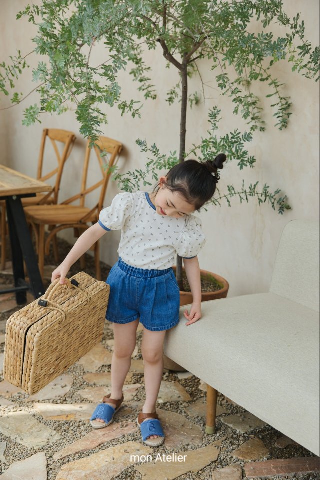Mon Atelier - Korean Children Fashion - #kidzfashiontrend - Daily Denim Shorts - 11