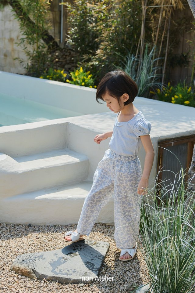 Mon Atelier - Korean Children Fashion - #littlefashionista - Grape Frill Pants - 5