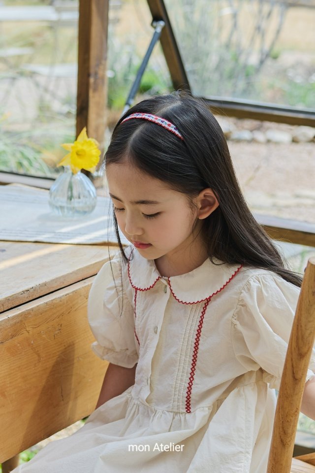 Mon Atelier - Korean Children Fashion - #littlefashionista - Ethnic Hairband - 9