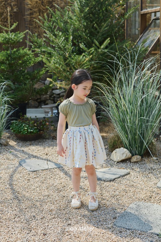 Mon Atelier - Korean Children Fashion - #magicofchildhood - Pom Pom Skirt - 12