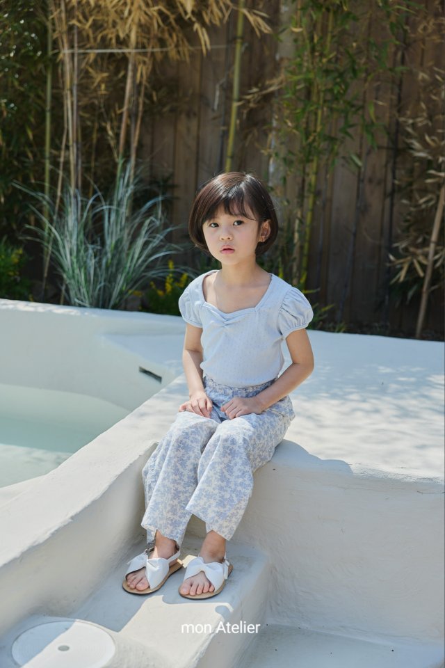 Mon Atelier - Korean Children Fashion - #minifashionista - Grape Frill Pants - 7