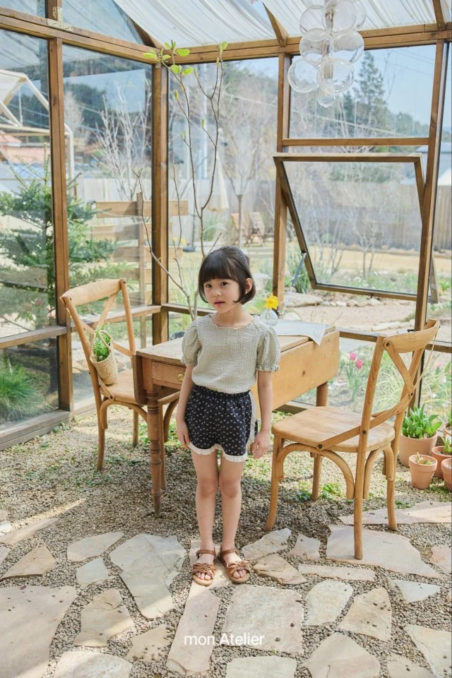 Mon Atelier - Korean Children Fashion - #minifashionista - Lace Frill Shorts - 3