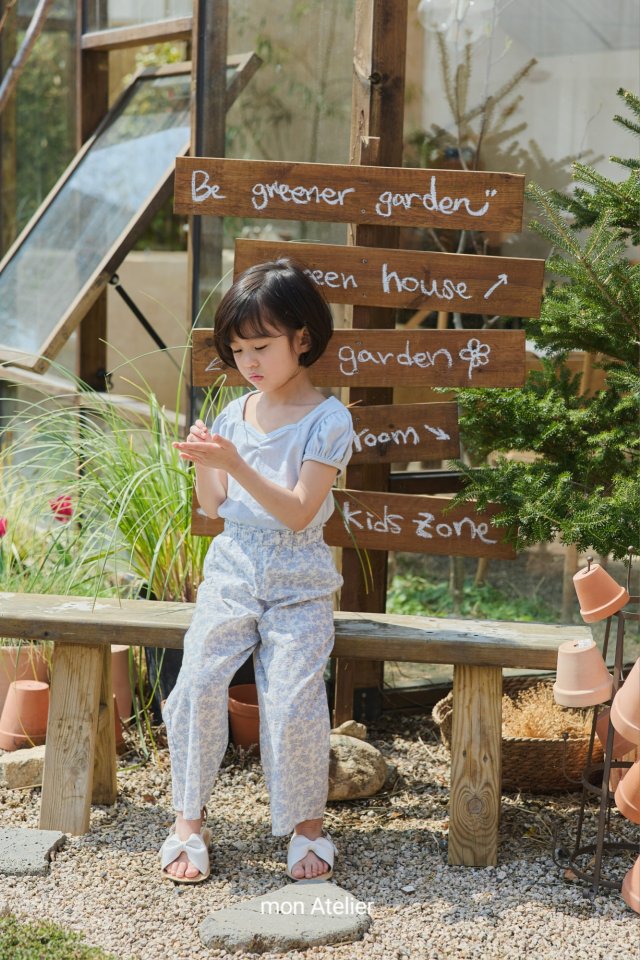 Mon Atelier - Korean Children Fashion - #prettylittlegirls - Grape Frill Pants - 8