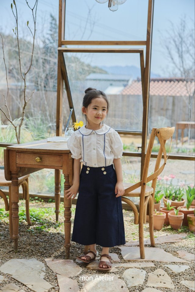 Mon Atelier - Korean Children Fashion - #prettylittlegirls - Saint Linen Pants - 8