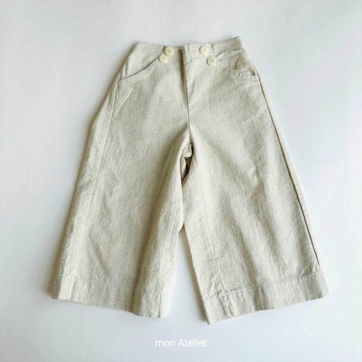 Mon Atelier - Korean Children Fashion - #stylishchildhood - Saint Linen Pants - 11