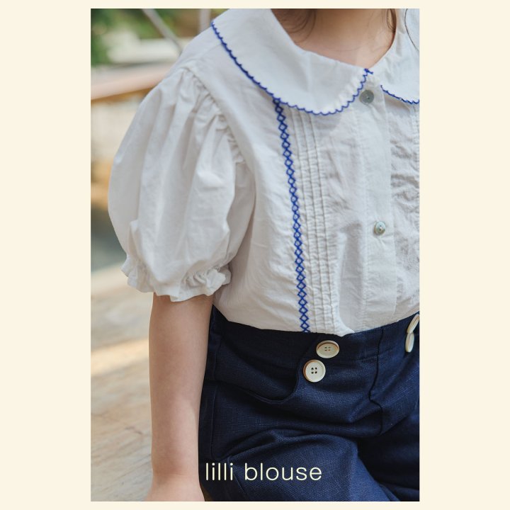 Mon Atelier - Korean Children Fashion - #stylishchildhood - Lily Blouse