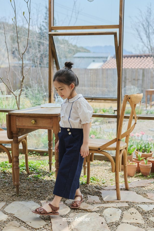 Mon Atelier - Korean Children Fashion - #todddlerfashion - Saint Linen Pants - 9