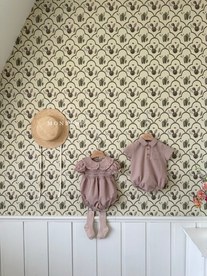 Monbebe - Korean Baby Fashion - #babyfashion - Shirred Zimmer Suit - 6