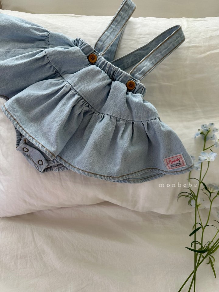 Monbebe - Korean Baby Fashion - #babygirlfashion - Icing Tiered Overall Skirt - 6