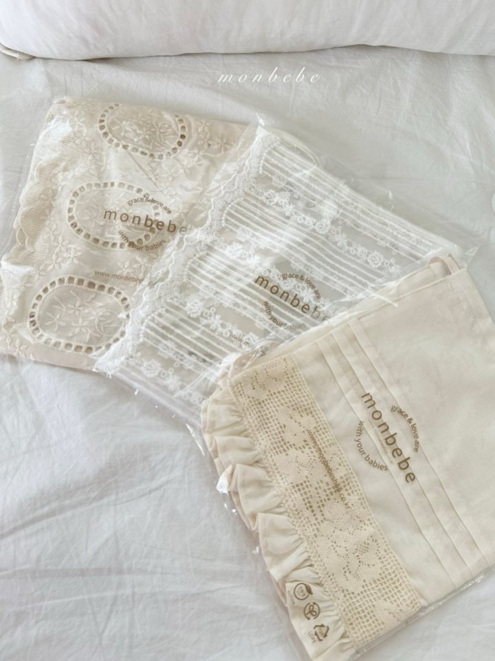 Monbebe - Korean Baby Fashion - #babylifestyle - Vintage Lace Bonnet - 6