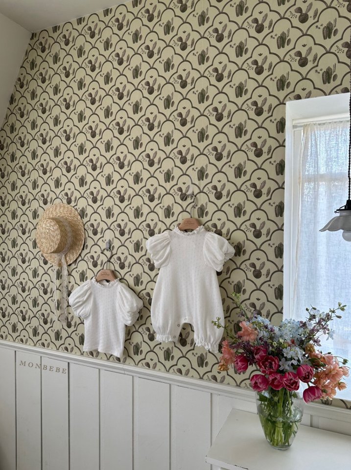 Monbebe - Korean Baby Fashion - #babyoninstagram - Bly Eyelet Tee - 6