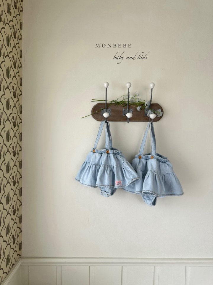 Monbebe - Korean Baby Fashion - #babyootd - Icing Tiered Overall Skirt - 9