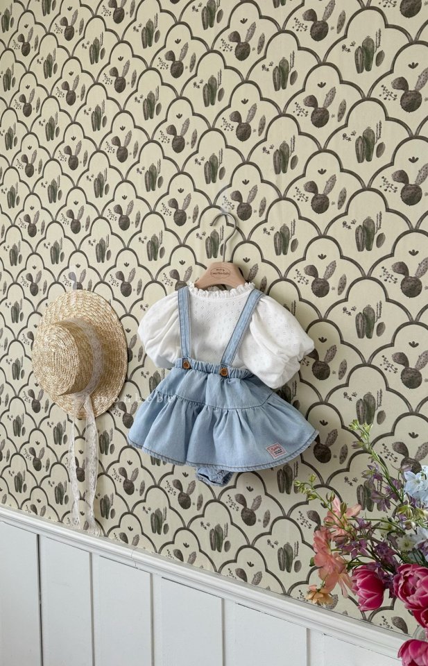 Monbebe - Korean Baby Fashion - #babyoutfit - Icing Tiered Overall Skirt - 11