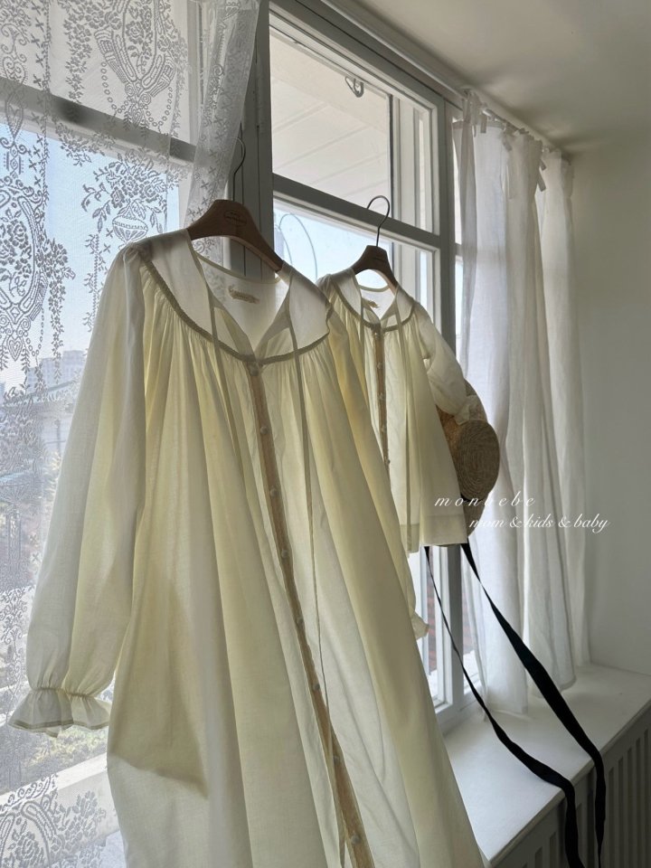 Monbebe - Korean Women Fashion - #thelittlethings - Sophia Vintage Robe Dress (adult) - 3