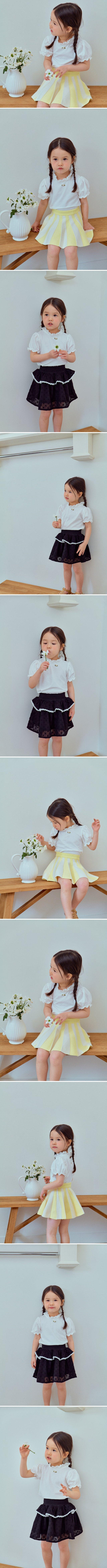 Moncher Chouchou - Korean Children Fashion - #toddlerclothing - Rose Tee