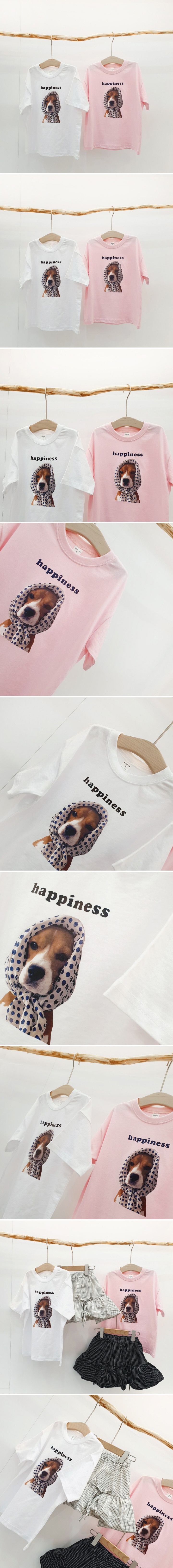 Mong Kok - Korean Children Fashion - #Kfashion4kids - Scarf Puppy Tee